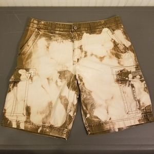 UNIONBAY Bleached Cargo Shorts Size 36